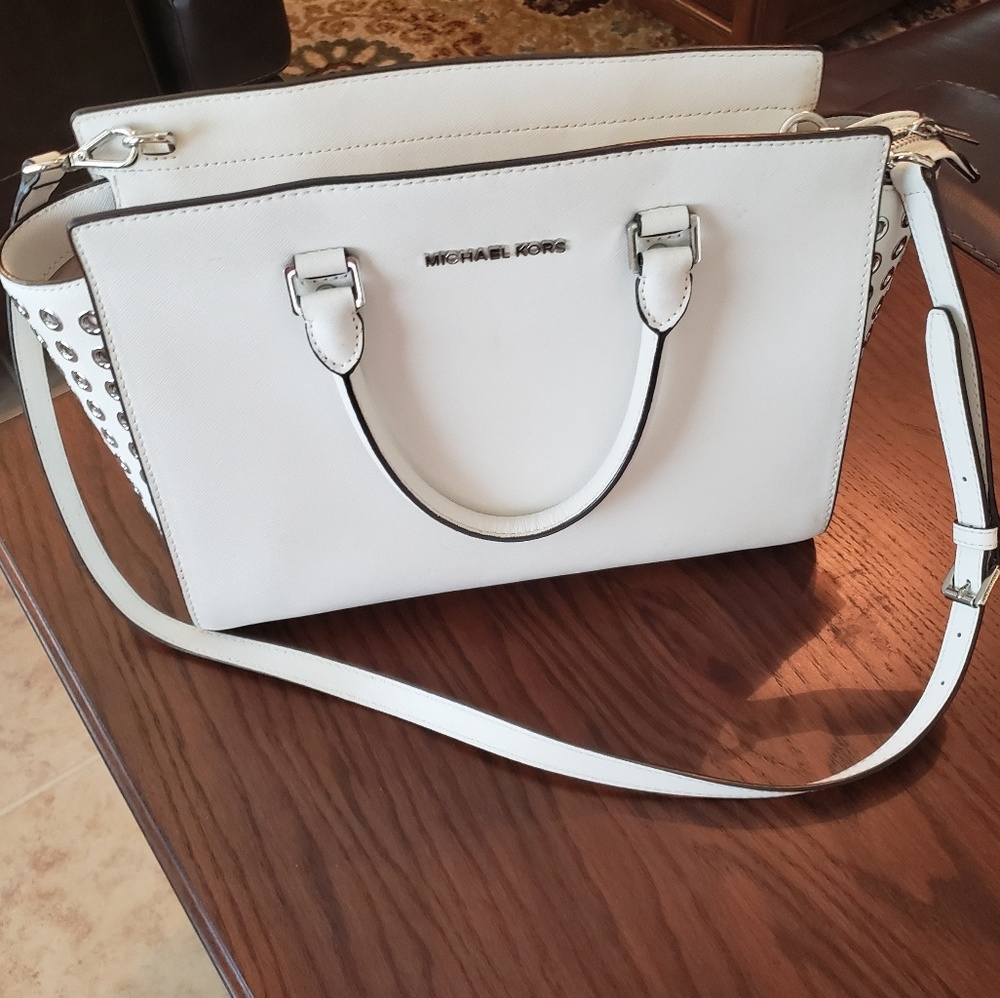 Michael Kors Large Selma Saffiano Leather Satchel
